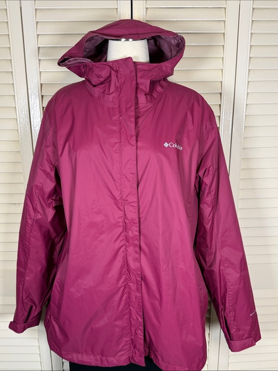 Columbia Jackets & Blazers - Columbia Arcadia II Omni Tech Rain Jacket Magenta Pink Size 2X